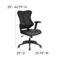 Emma and Oliver High Back Designer Mesh Executive Ergonomic Office Chair w/ Adjustable Arms